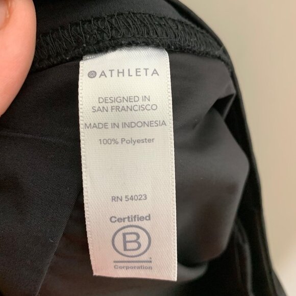 Athleta Black Radiant Jogger High Rise Pockets Size 12 - Picture 9 of 10